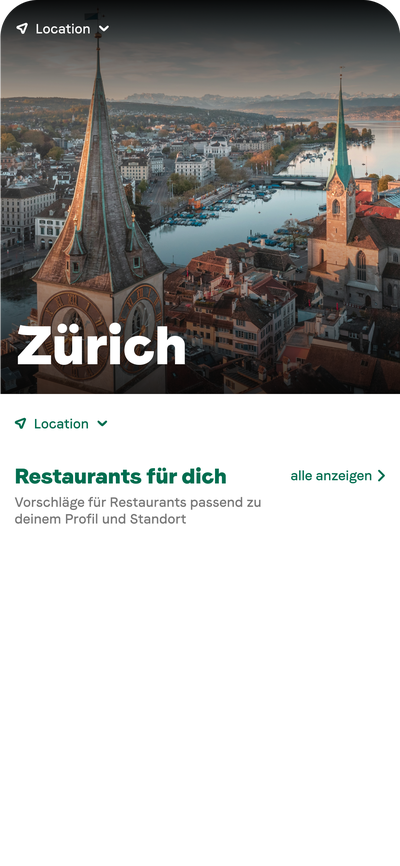 Die App für personalisierte Restaurantempfehlungen